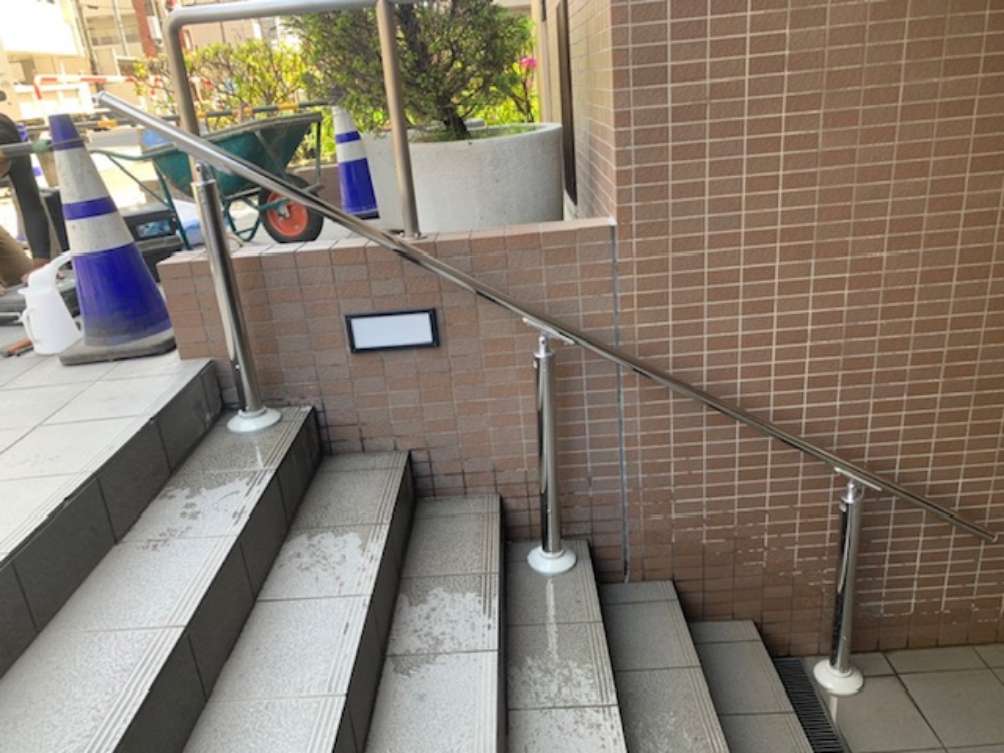 施工例　手摺設置工事　完了