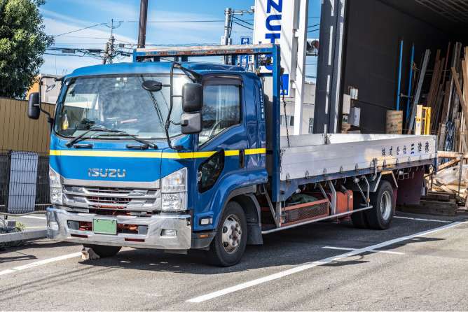 中型車両（4t平車）